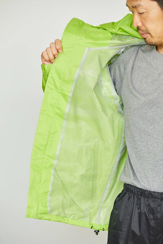 詳細：メッシュ裏地