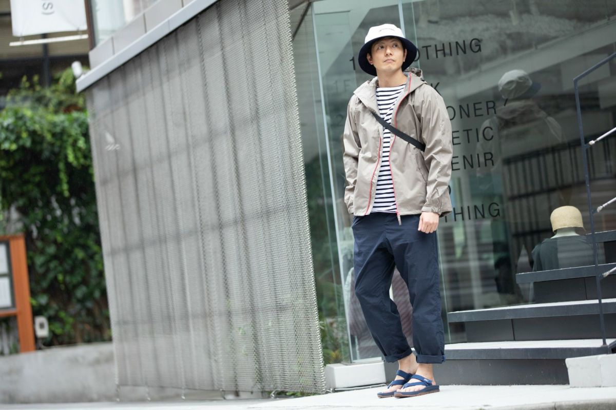 ［男性モデルのサイズ］身長:174cm 着用サイズ：L