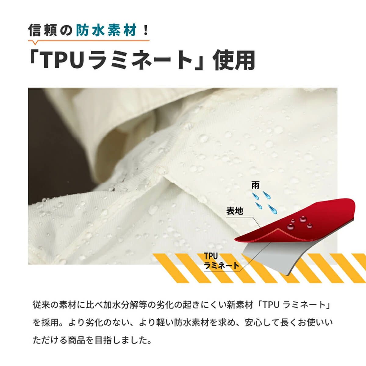 TPUラミネート 採用