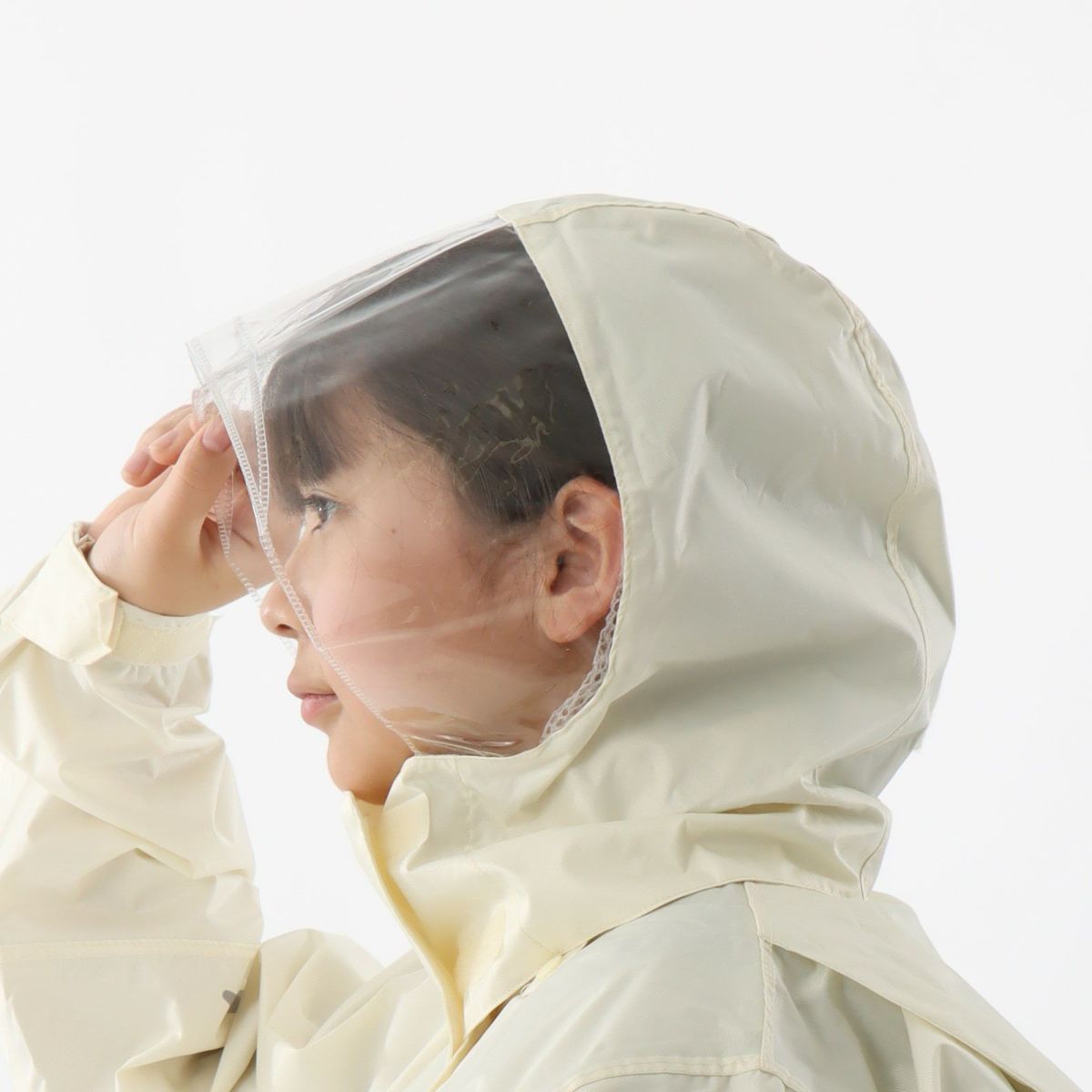 前面クリアで視界良好 カラー:アイボリー