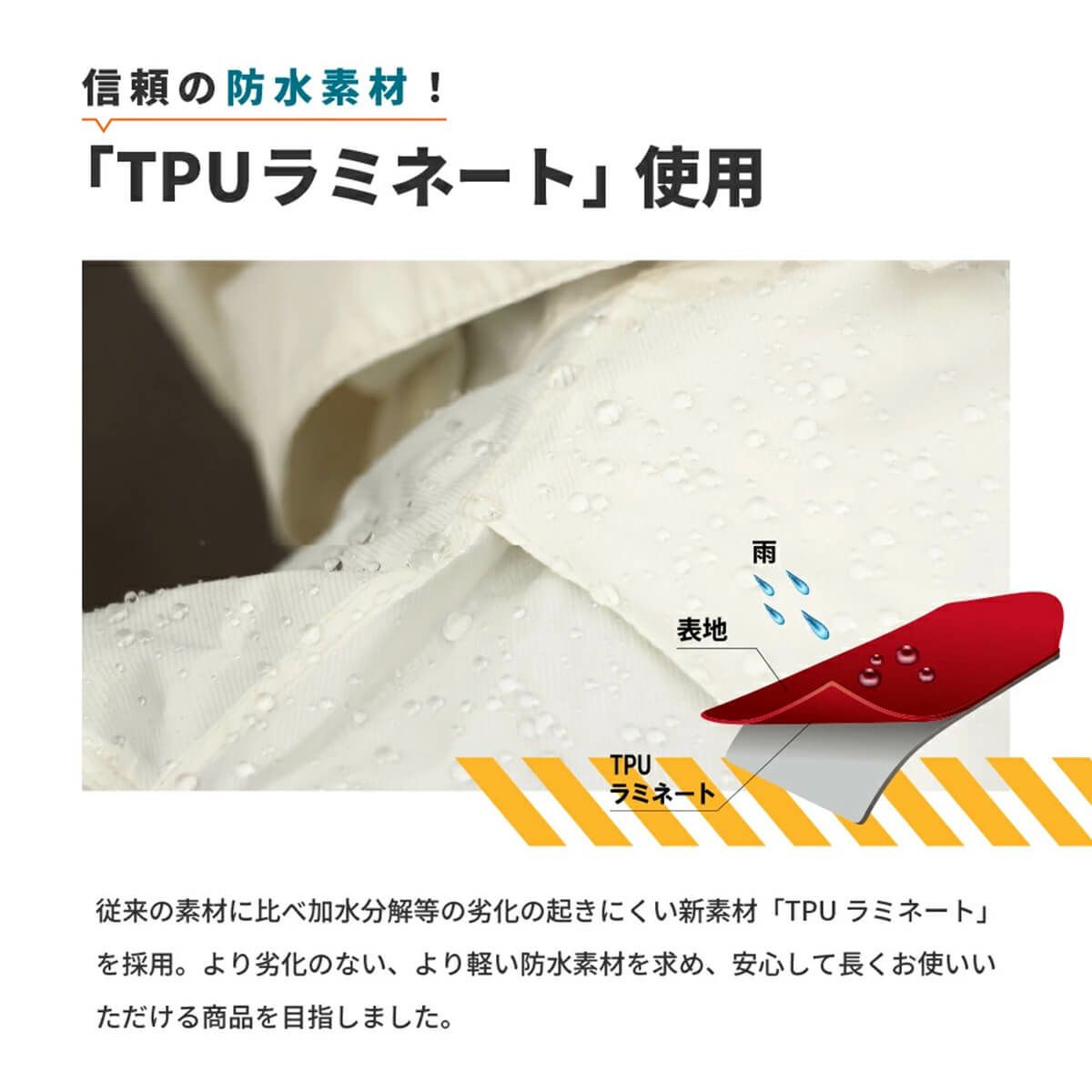 TPUラミネート 採用