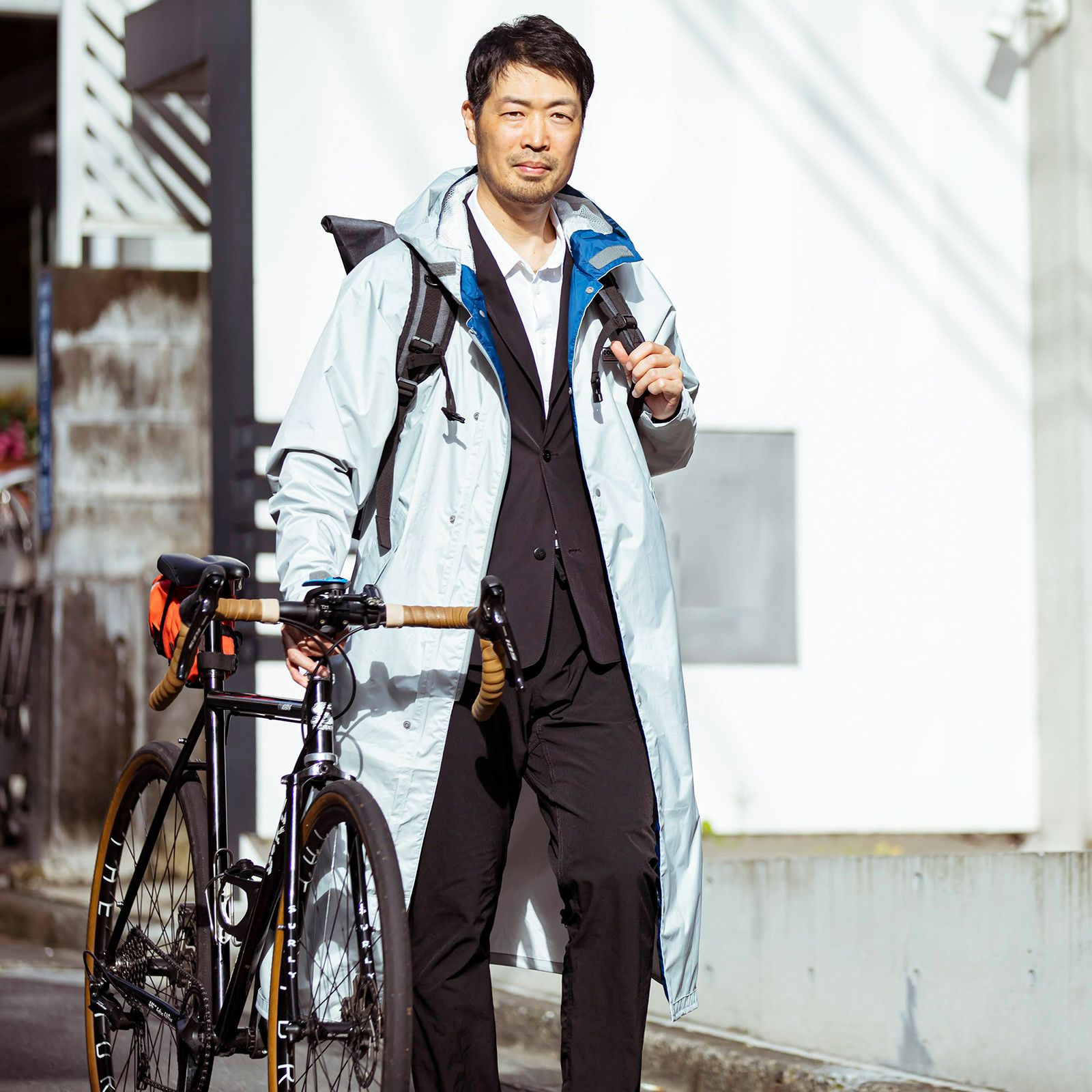 ［男性モデルのサイズ］身長:177cm 着用サイズ：L