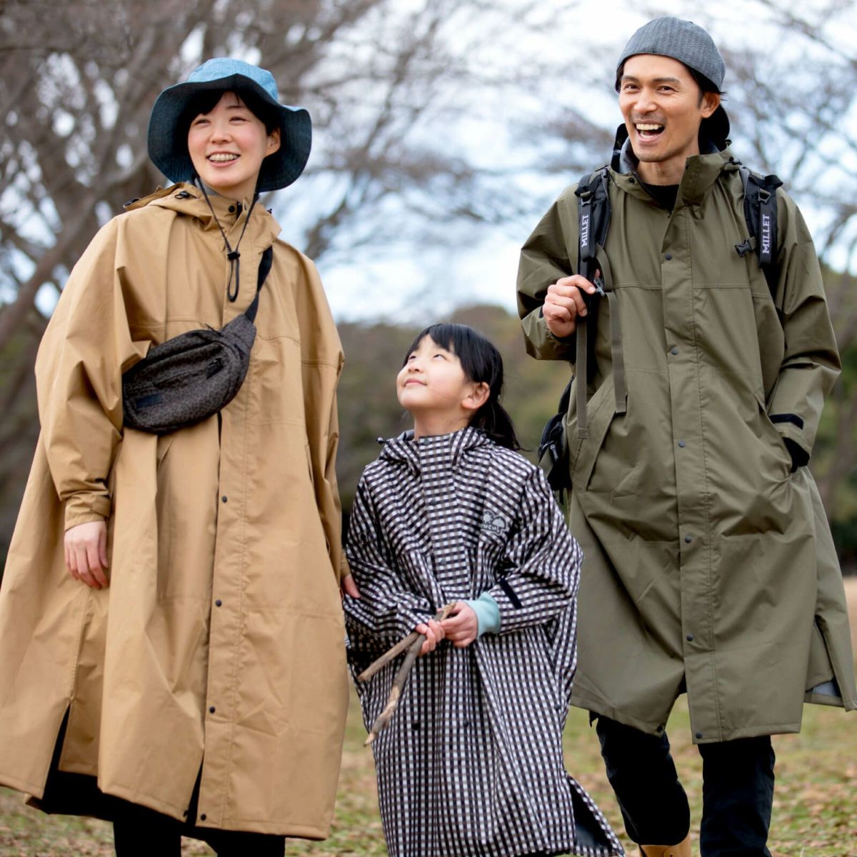 詳細：着用イメージ ［男性モデルのサイズ］身長:181cm　着用カラー：オリーブ　/［女性モデルのサイズ］身長:168cm　着用カラー：ベージュ