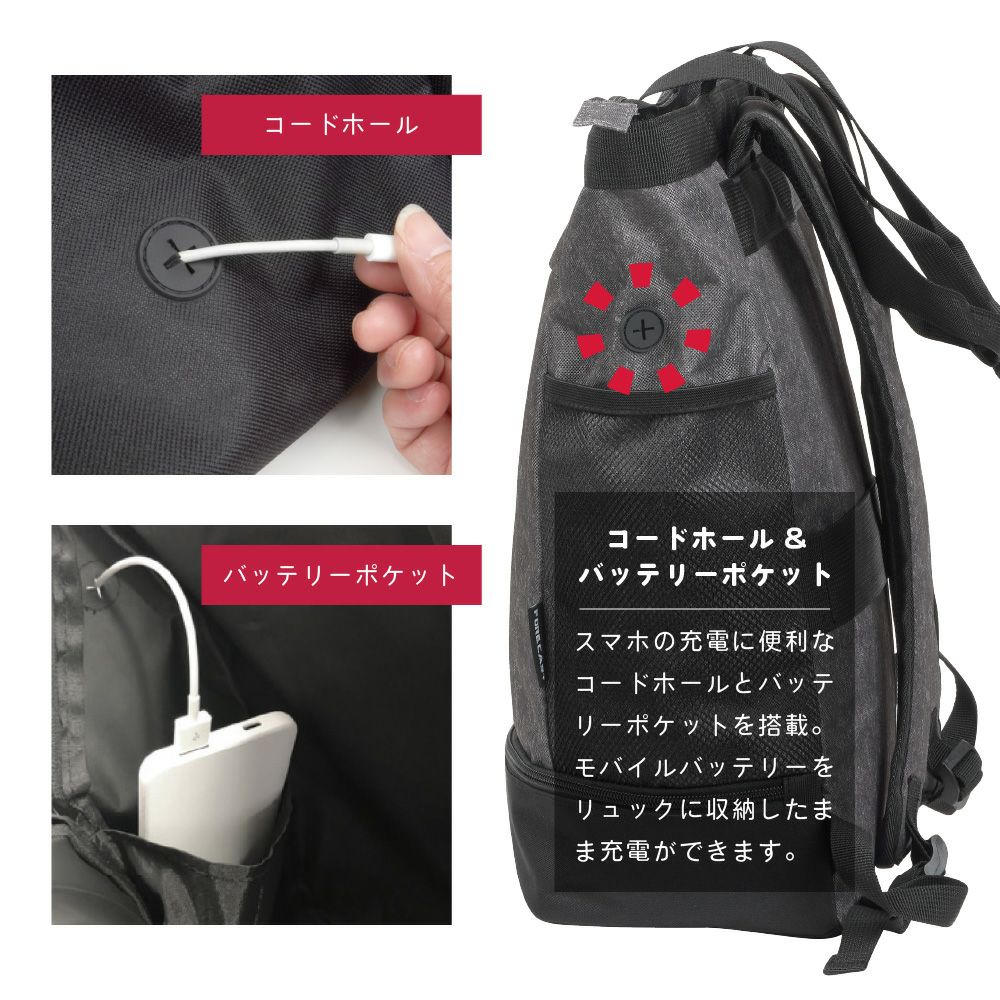9122 アクティブトートリュック 20L（シューズ収納ポケット付き
