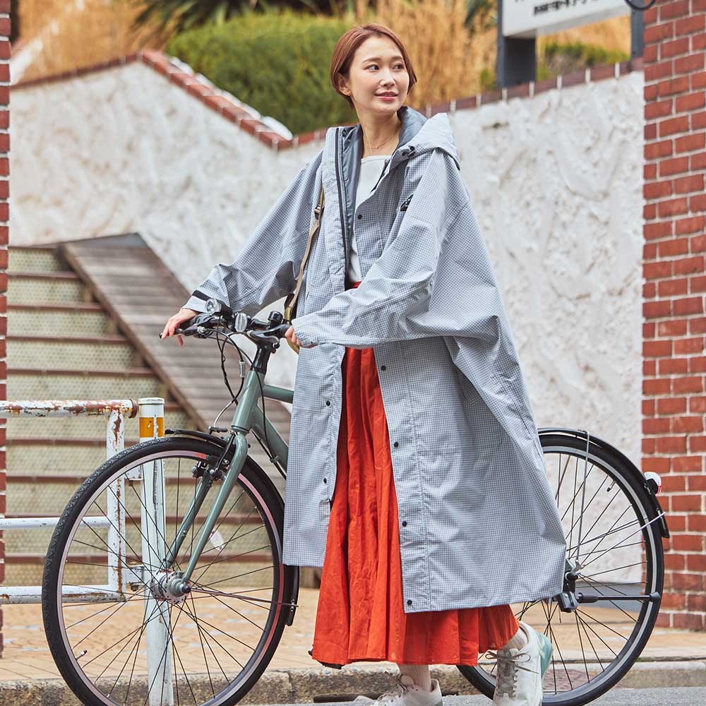 詳細：着用イメージ ［女性モデルのサイズ］身長:166cm 着用サイズ：L