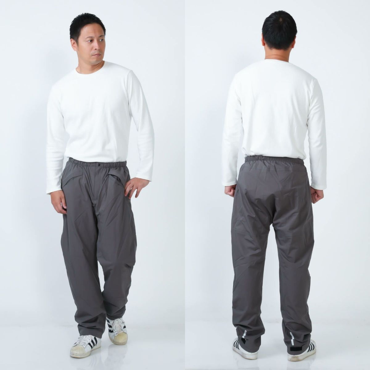 詳細：着用イメージ ［男性モデルのサイズ］身長:176cm 着用サイズ：L