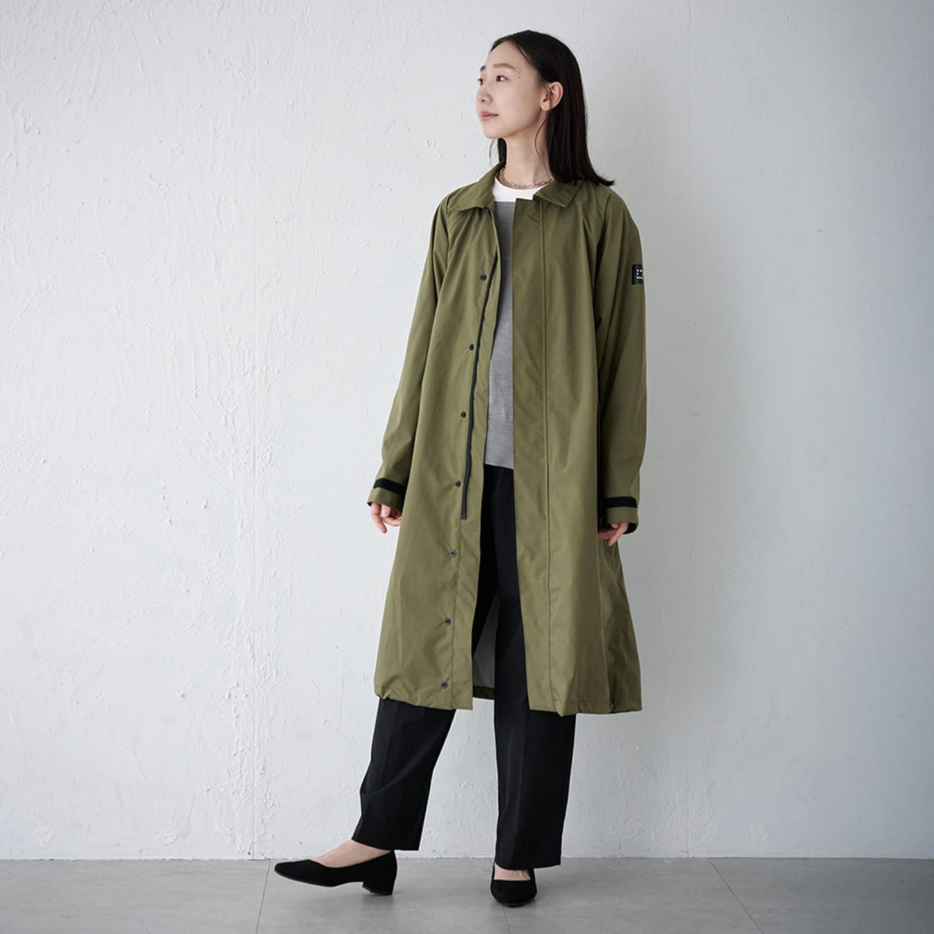 女性モデル：165cm ／ Mサイズ着用