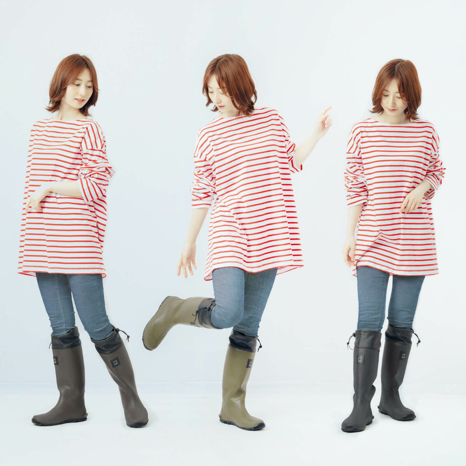 詳細：着用イメージ ［女性モデル］身長:163cm