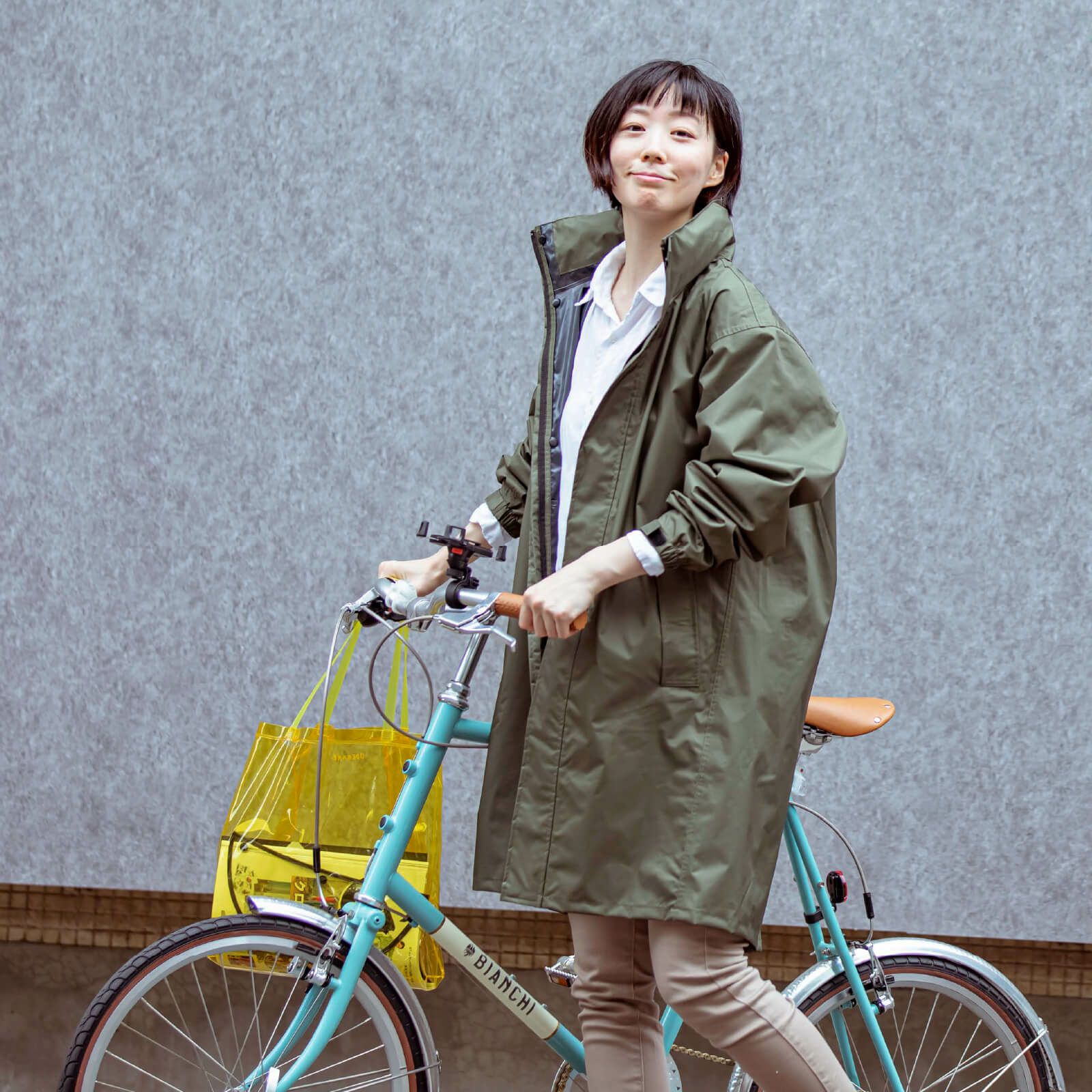 送料無料 上下セット】7590 バッグインコート ＋ AH-200レインパンツ