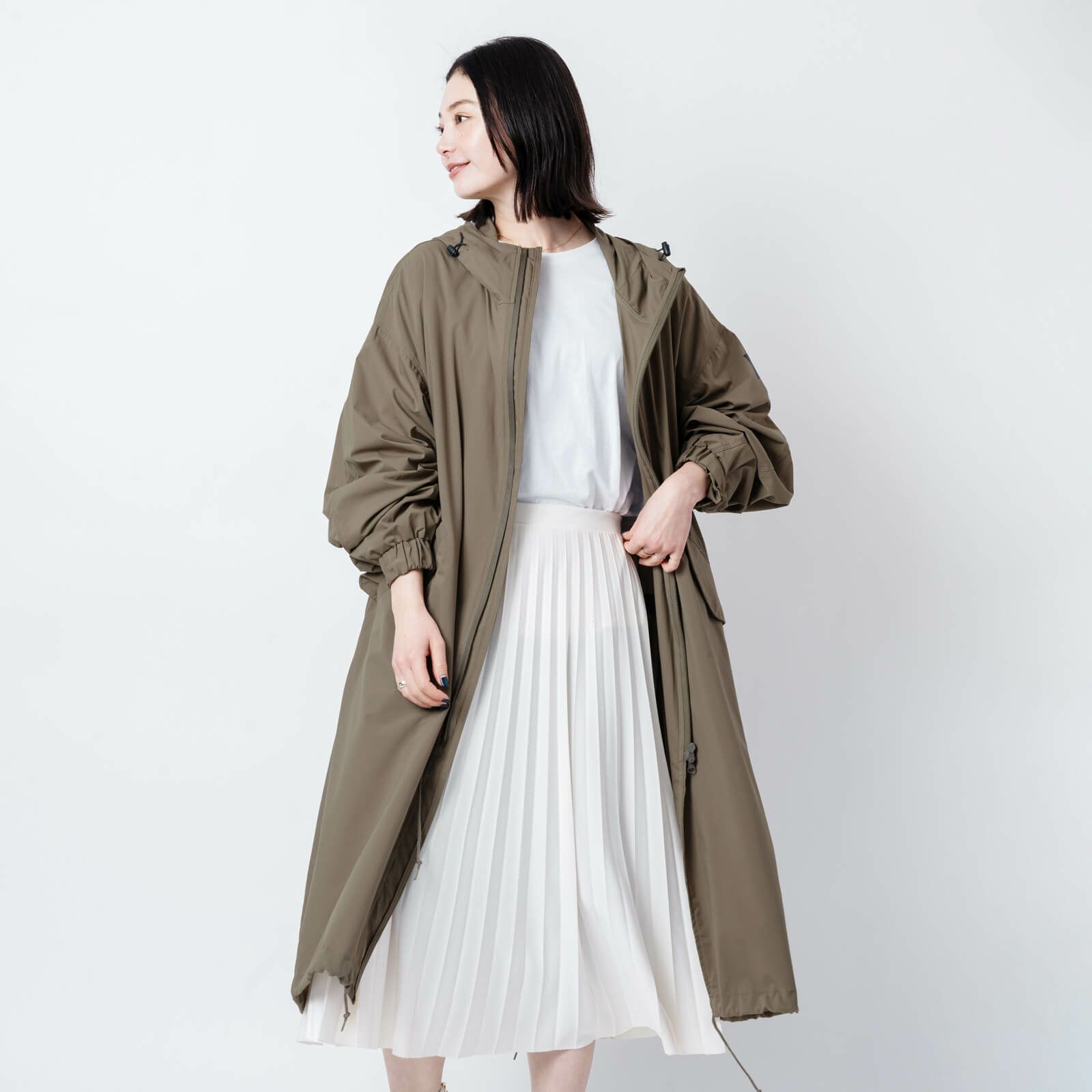 着用イメージ　身長166cm　着用サイズ：L
