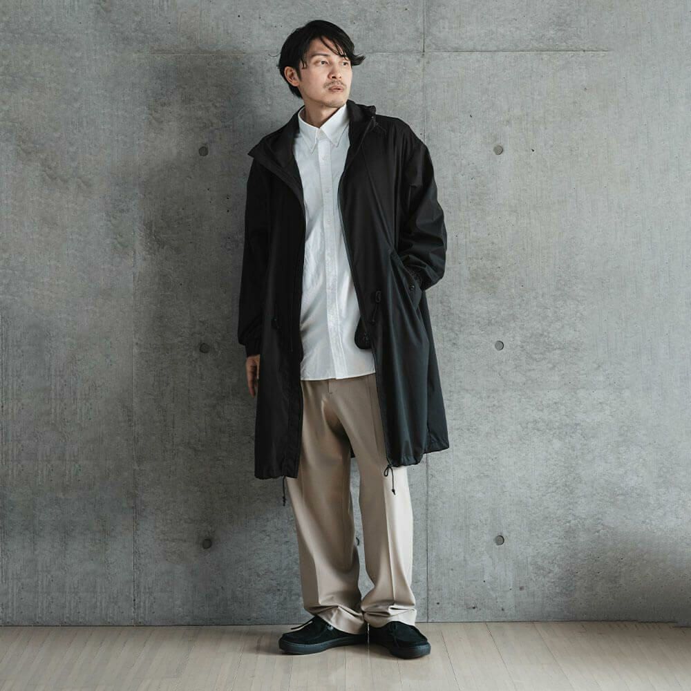 着用イメージ　身長181cm　着用サイズ：M