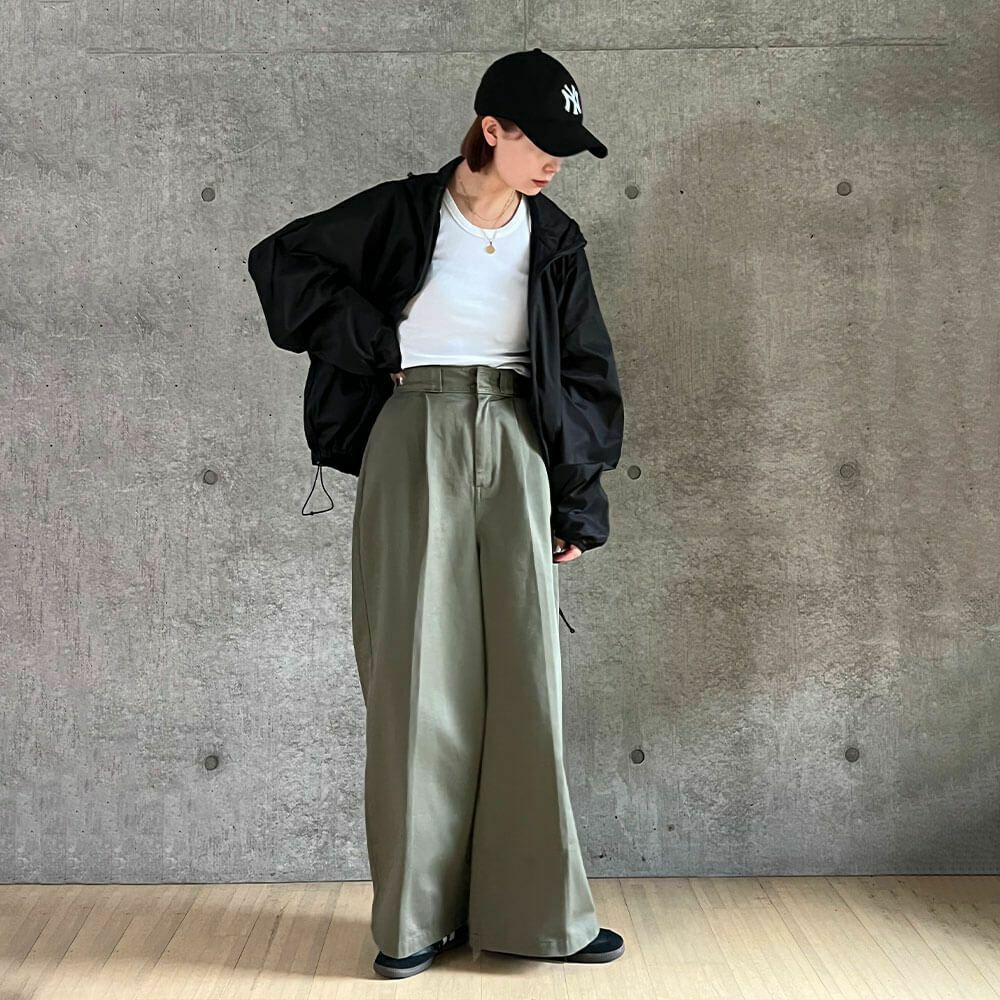 着用イメージ　身長166cm　着用サイズ：L