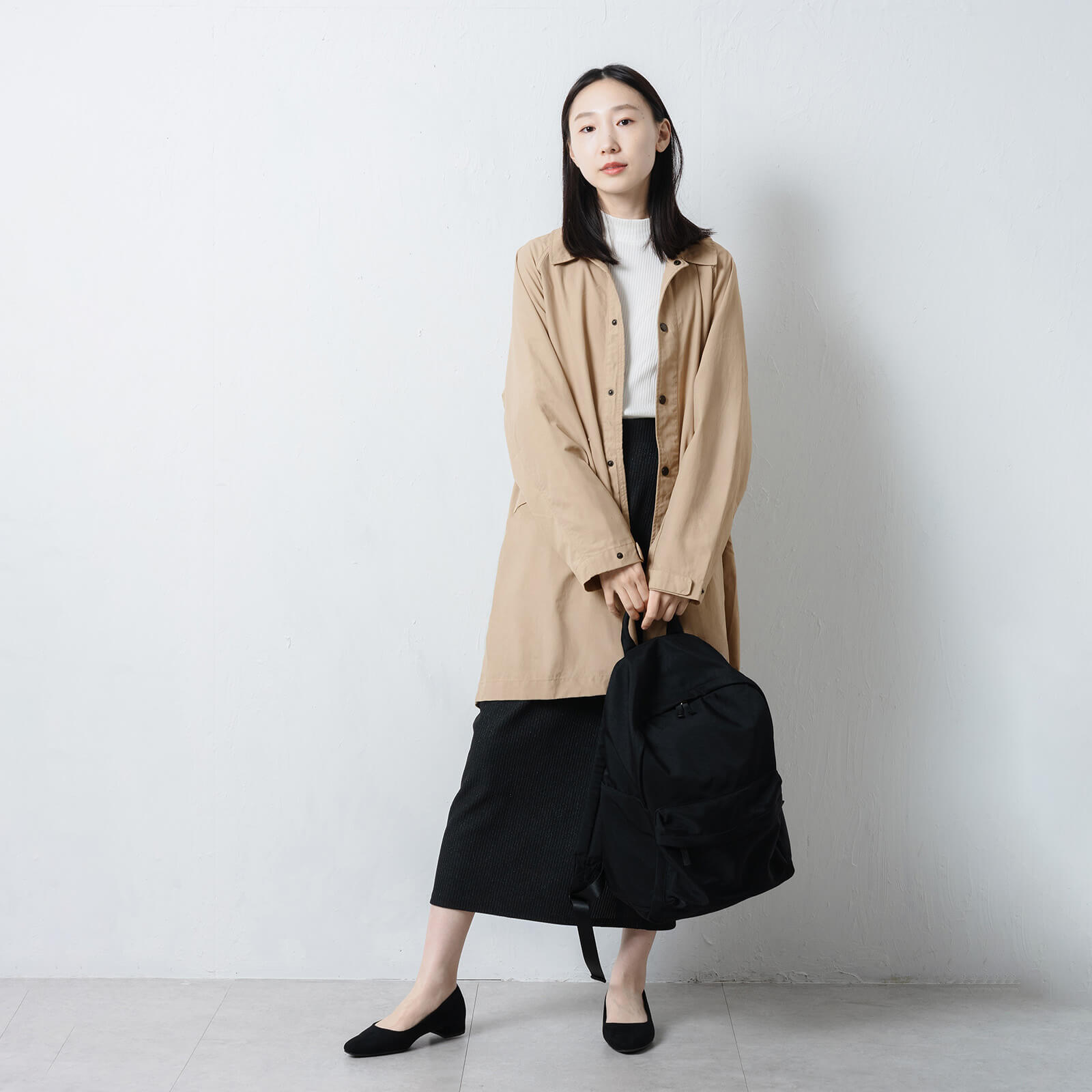 モデル：181cm ／ Lサイズ着用