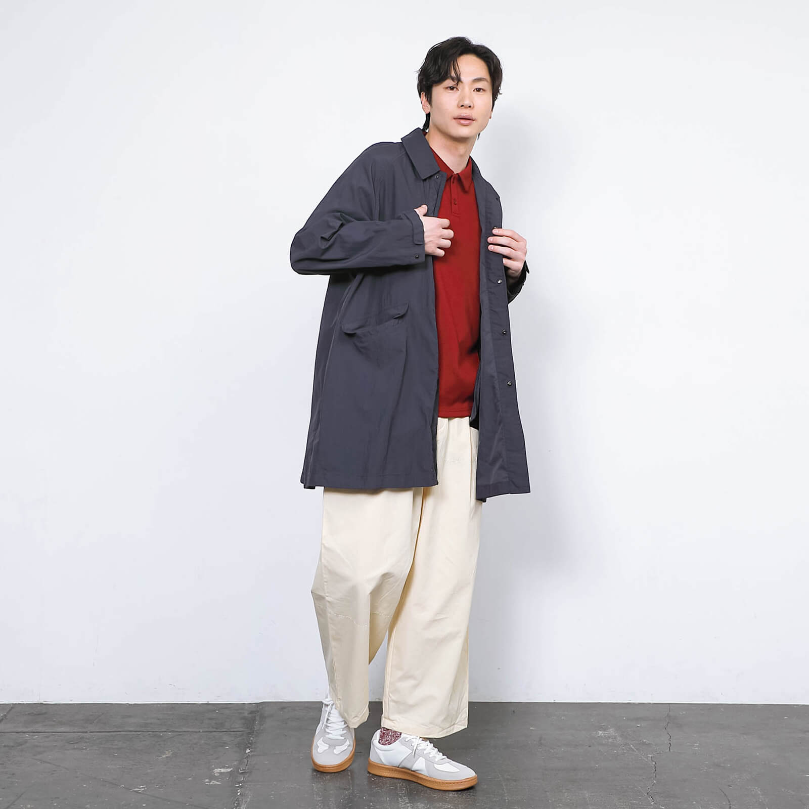モデル：181cm ／ Lサイズ着用