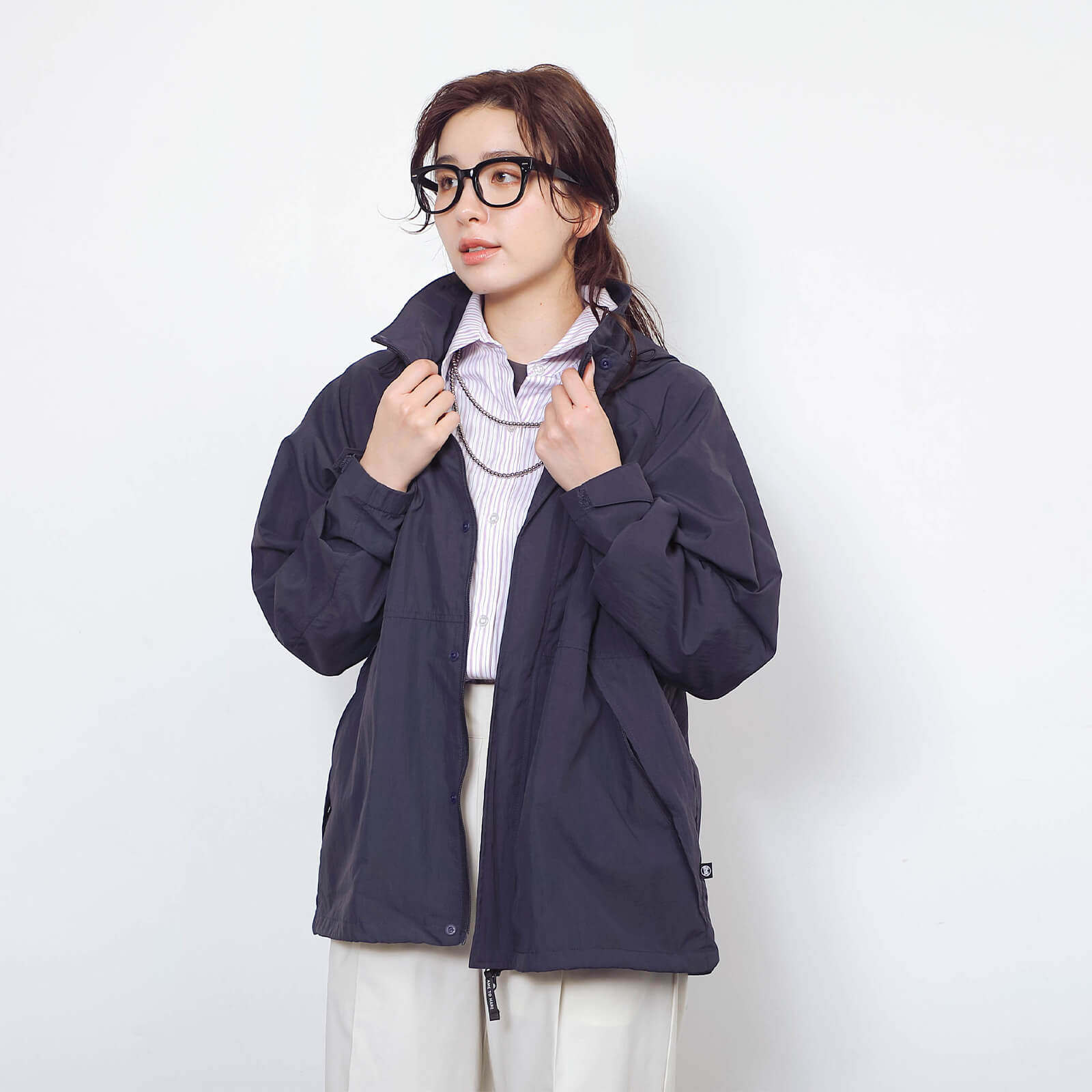 モデル：165cm／Mサイズ着用