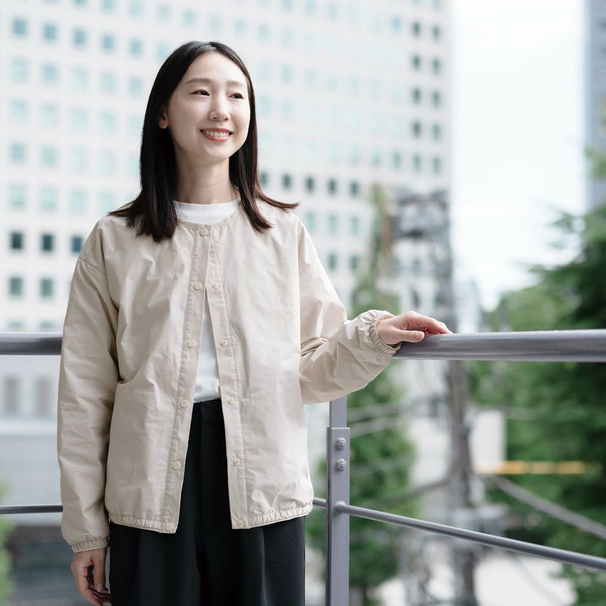 モデル：165cm／Lサイズ着用