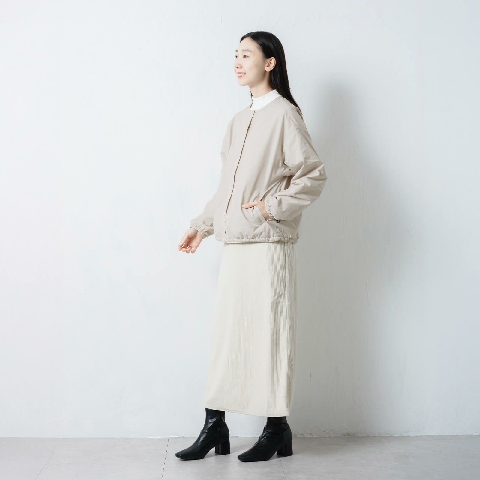 モデル：165cm／Lサイズ着用