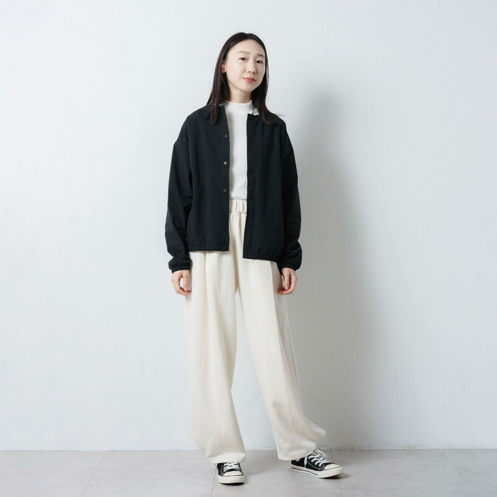 モデル：165cm／Lサイズ着用