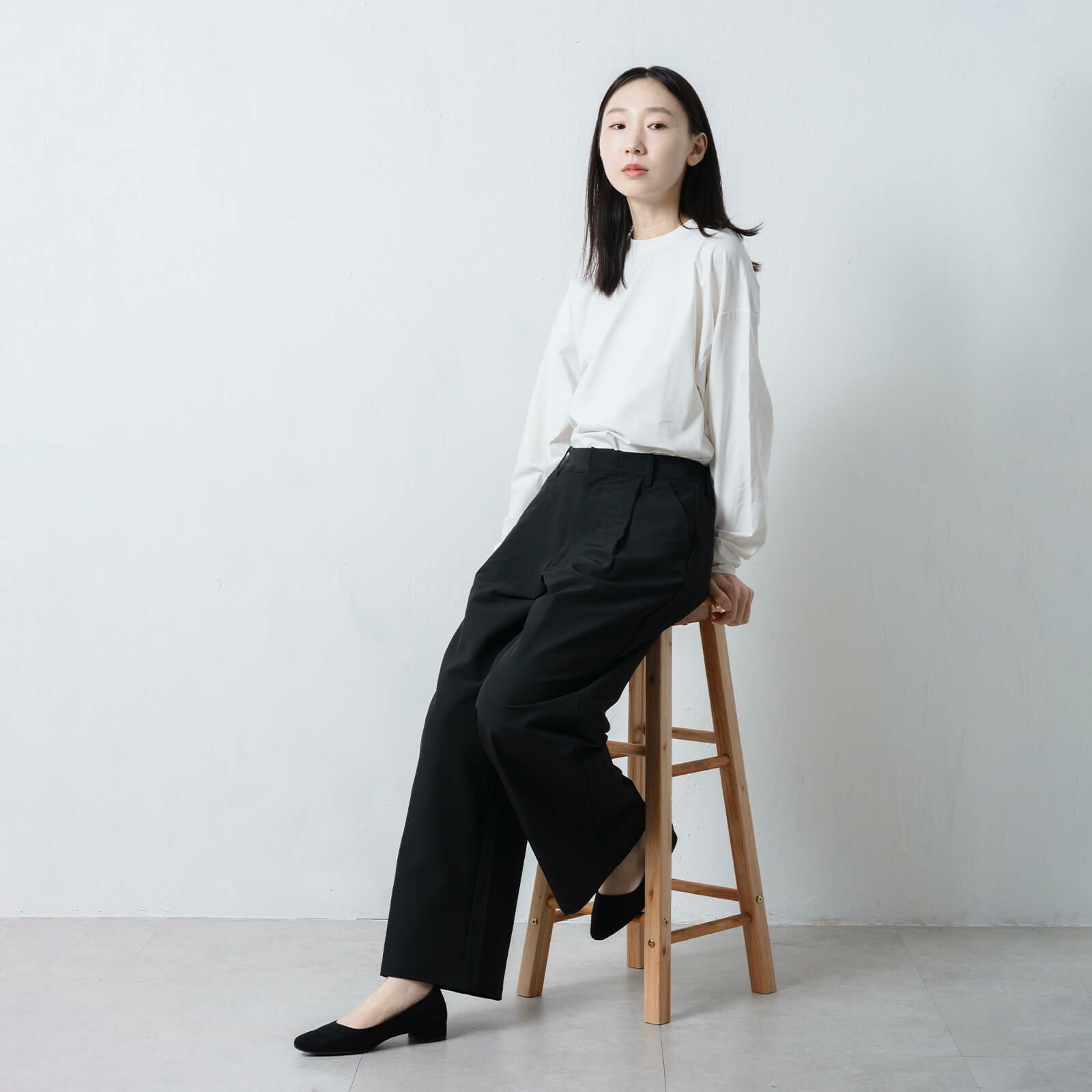 モデル：165cm／Lサイズ着用