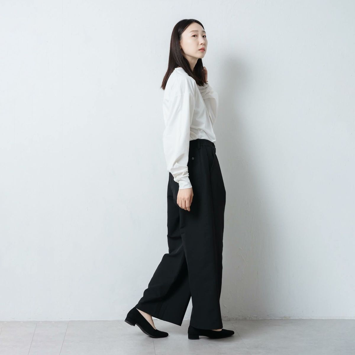 モデル：165cm／Lサイズ着用