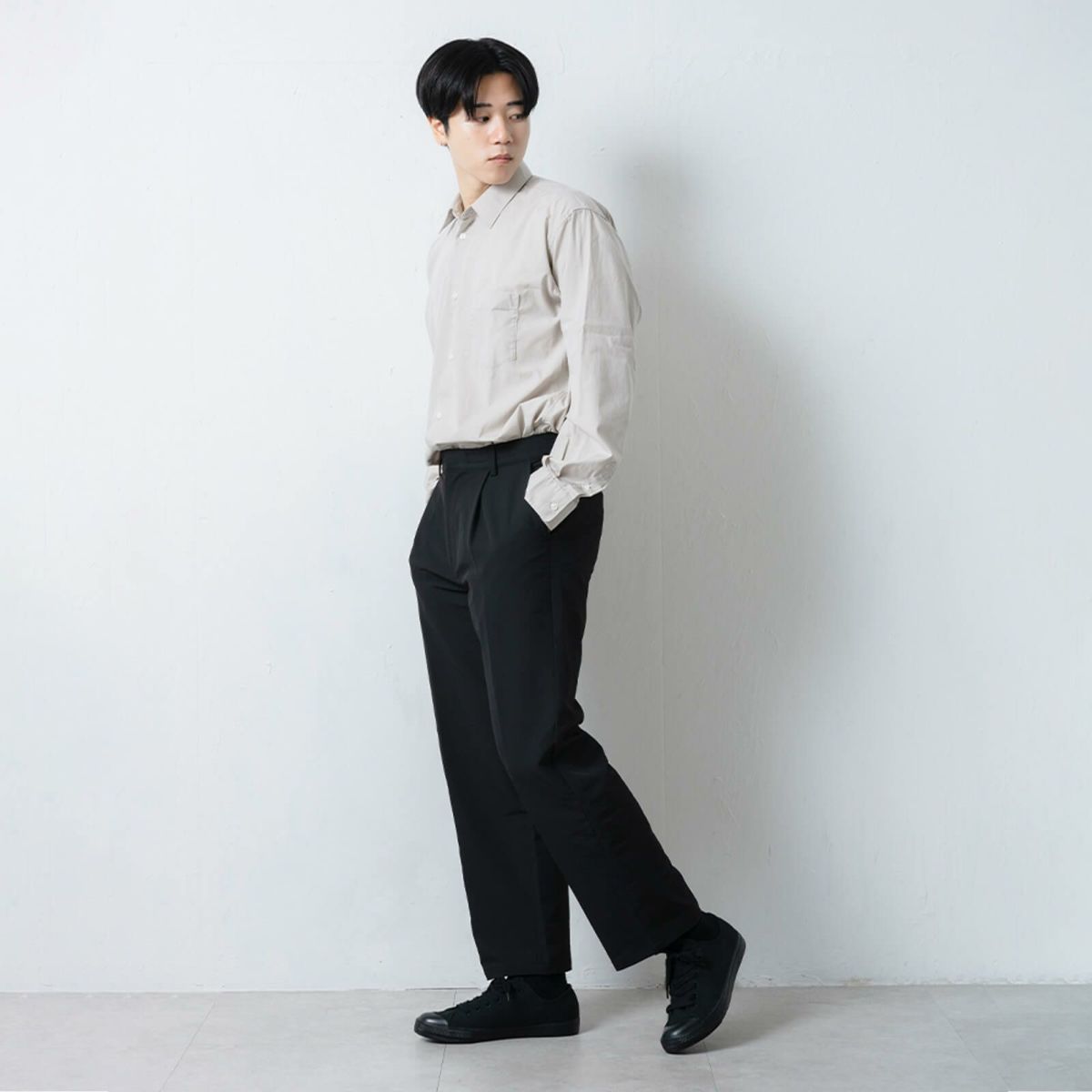 モデル：181cm ／ Lサイズ着用