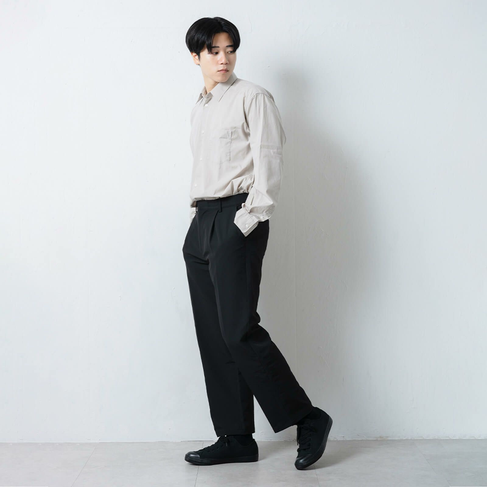 モデル：181cm ／ Lサイズ着用