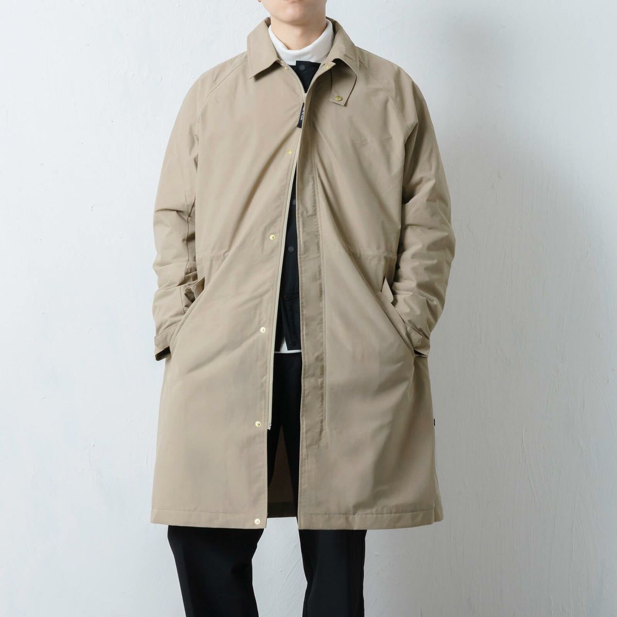 AH-1017 ウォームステンカラーコート | レインコート レインポンチョ