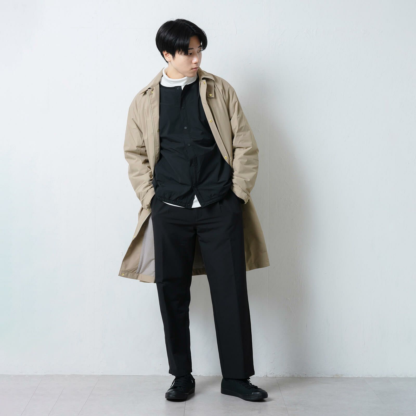モデル：181cm ／ Lサイズ着用